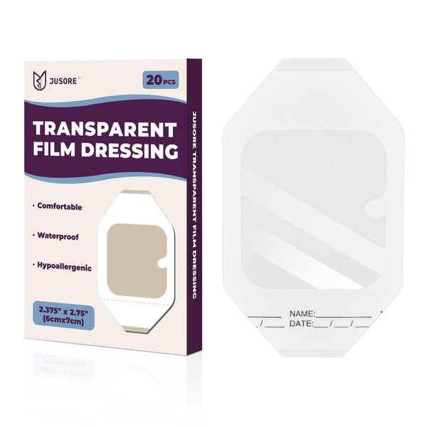 Transparent Film Dressing - Waterproof, Flexible & Breathable Adhesive Protection