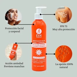 Bloqueador Solar Spf 75 Eva Essence 300ml                                                                                                             