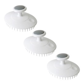 Towa Sangyo Lilacare Shampoo Brush, 3 Piece Massage, Foaming Brush, Scalp Massage, Hair Care, Massage, Hair Wash
