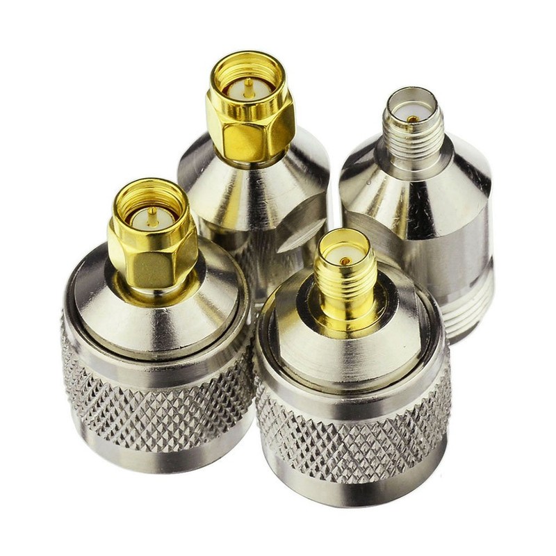 Eightwood Antenna Adapter Kit N to SMA 4 Type for