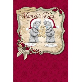Me To You Wonderful Mum And Dad Bear Christmas Card