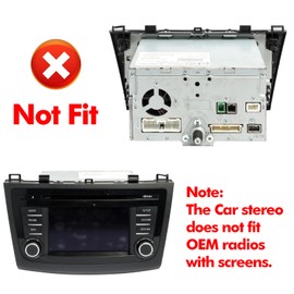 2+32G 9-inch Android 13 Car Stereo for Mazda 3 2010, 2011, 2012, 2013 IPS Touchscreen Screen Car Radio with Carplay & Android Auto Support Backup Camera GPS FM Navi BT SWC