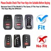 Yuebutor Key Fob Cover Case Compatible with Toyota RAV4 Prime