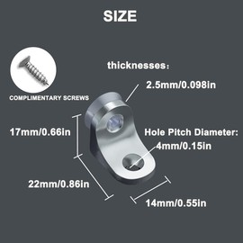 20pcs Shelf Pegs Shelf Support Peg Kit Bracket Shelf Holder Stainless Steel Locking Pins for Cabinet Kitchen Furniture Book Shelves