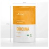 Cúrcuma Orgánica En Polvo 200g(2bolsas 100g)vizananutrition