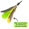 Jackson Galaxy Gotcha! Cat Wand Toy - Interactive Cat Toy,