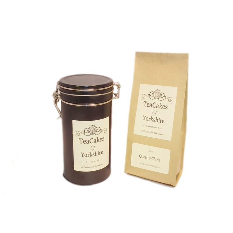 Queen's China Oolong Tea Gift Caddy100g Airseal Speciality Loose Leaf