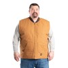 Berne Men's Workmans Duck Vest, Small Regular, Brown Duck