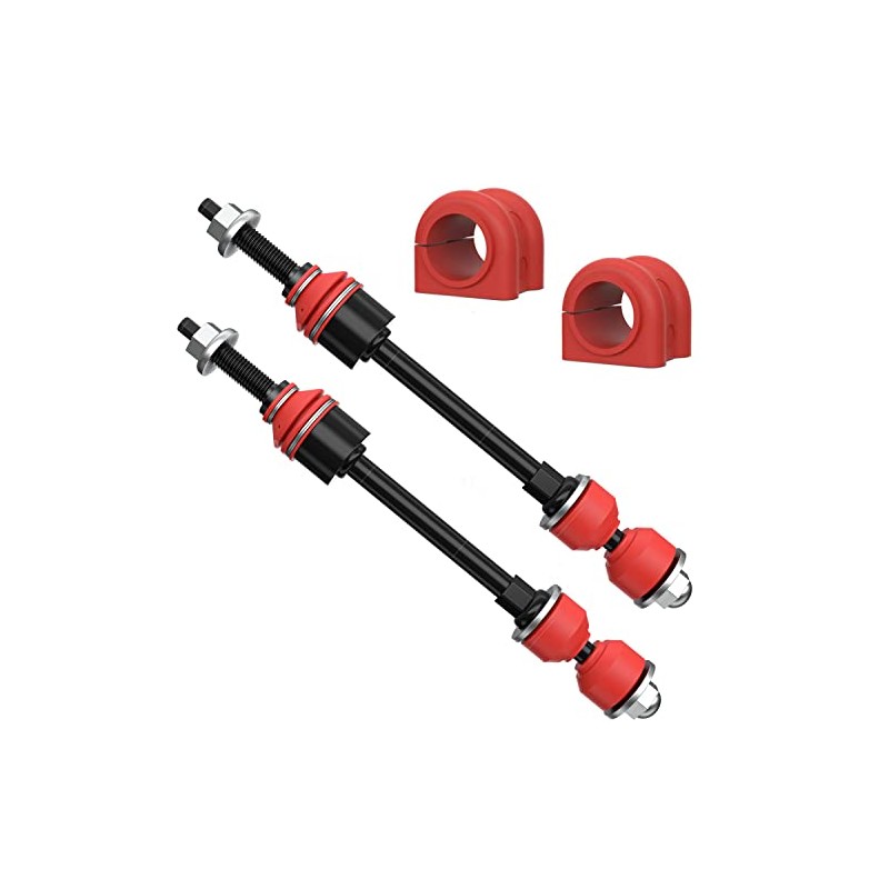 4 PC Front Sway Bar Link Kit + Front CODE