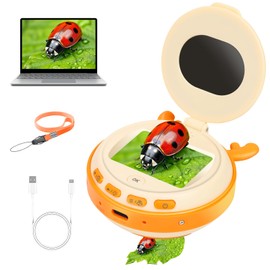 Handheld Microscope for Kids, 2.0" IPS HD Screen Digital Portable Microscope 2025 New Mini Pocket Microscopes, Magnifying Glasses for Kids Birthday Gifts with Camera Mode, Science Kit