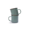 BAREBONES Enamel Cup Set of 2 (Enamel Cup, Mint Green)