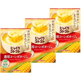 "Pokka" Slowly simmered Japanese-style rich corn potage (3 meals) x3 With MAIKO sticker Pio big bazar