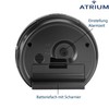 Atrium Wecker Analog Quarz ohne Ticken mit Licht und Snooze