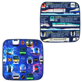 COLORFUL CANDY STYLE N8650300 Handkerchief Towel, Set of 2 Different Patterns, Handkerchief Towel, Single Item, Handkerchief Towel, Super Express, Elementary School, Kindergarten, Kids, Cool, Stylish,