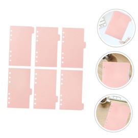 SEWACC 6 Sheets Binder Dividers of Index Divider Paper with Tabs for Organization for Students Teachers and Office Use Pastel Colors Easy to Carry