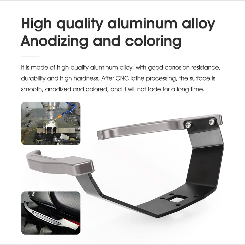 Motorcycle CNC Aluminum Passenger Grab Bar Rear Seat Rail Handle