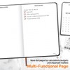 WEMATE Accounting Ledger Book with Lock, Accounting Log, Tracking Income