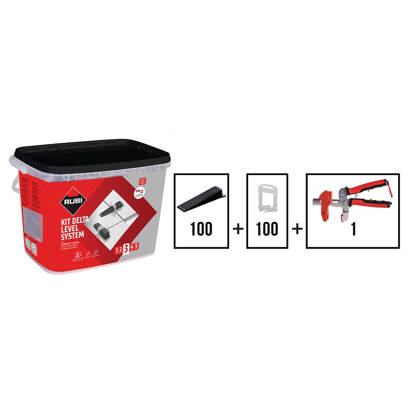 Rubi 1/16" Delta Tile Leveling System Kit