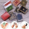 EDLMKM 24 PCS Miniatures Dollhouse Books, Miniature Books, 1:12 Scale
