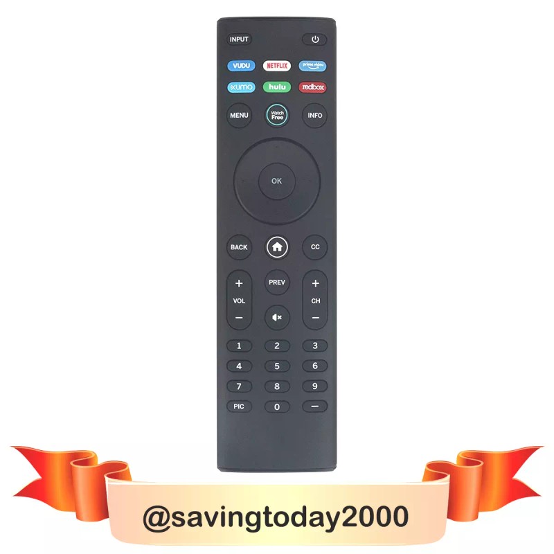 Unbranded XRT140V3L22116 New Remote Control for Vizio Smart TV XRT140V-3L22116