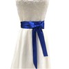 Cinturón de satén para novia de boda, vestido de dama