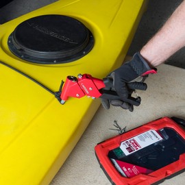 Arrow RT187SHK Swivel Head One-Handed Rivet Tool Kit, Manual Riveter Set for Metal and Auto Repair, uses 3/32", 1/8", 5/32", 3/16" Rivets, Includes Storage Case, 100 Rivets, and 4 Drill Bits