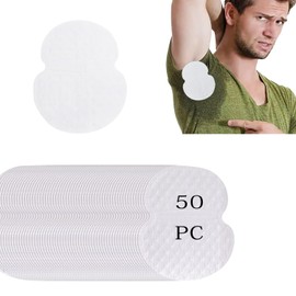 AOOTUERL 50 Stück Unsichtbare Schweißpads für Achselhöhle,Perfekte Passform Absorbing Unsichtbar Komfortabel Einweg Achselhöhle Achselpads,Absorbing vor Schweißflecken,für Damen und Herren