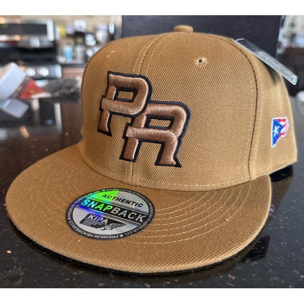 Premium Headwear PUERTO RICO SNAP BACK Brown Cap Gorra Brown