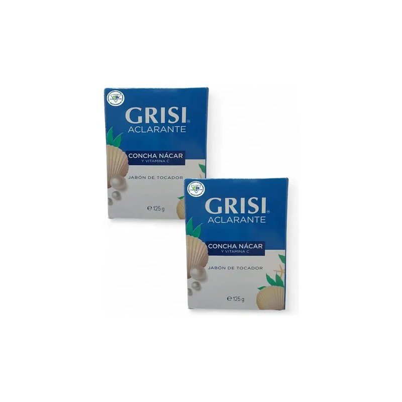 2 Jabón Concha Nácar 125g Grisi