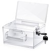 Clear Acrylic Donation Box, Ballot Box and Opinion Box with