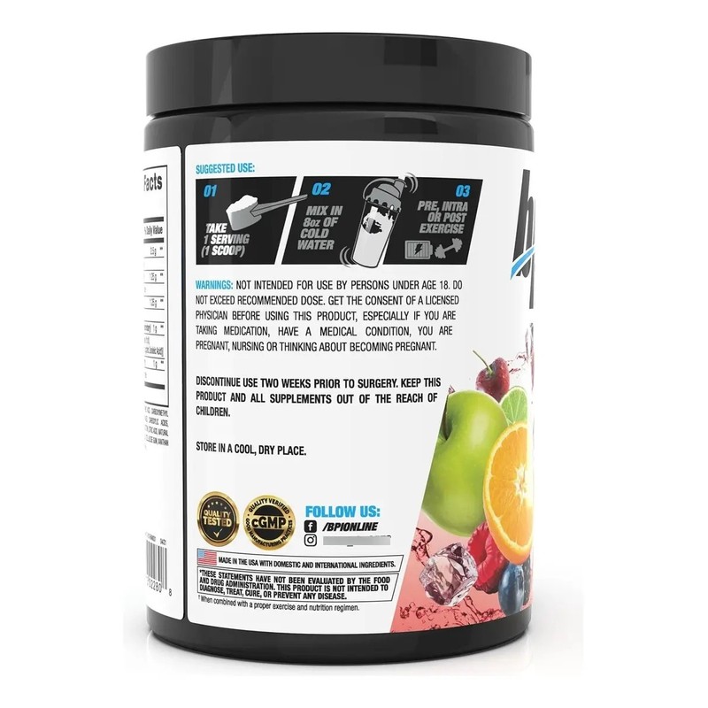 Bpi Sports Best Aminos Aminoácidos Sab Fruit Punch 25servs