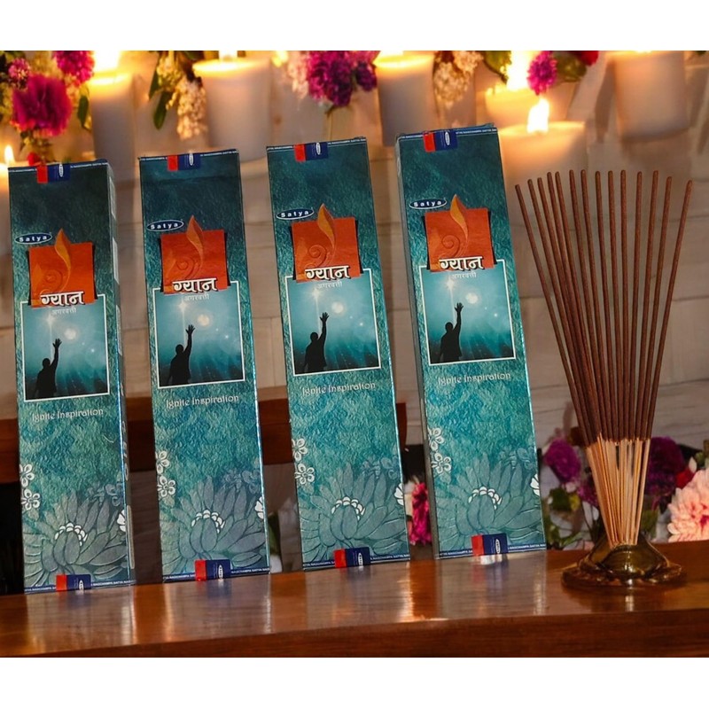GYAN Incense Sticks – 4 Pack x 15g – Aromatic