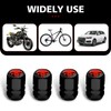 Opuweiy Skull Car Wheel Tire Valve Stem Cap, Universal Wheels