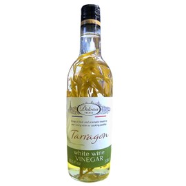 Delouis French Tarragon White Wine Vinegar 16.5 oz (Pack of 1) – Gourmet Estragon Vinegar for Cooking, Salad Dressings & Béarnaise Sauce – Product of France