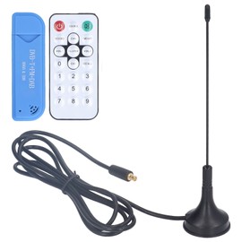TV Tuner Kit ABS DVBT DAB FM Digital TV Tuner Receiver Remote Control for Home Media