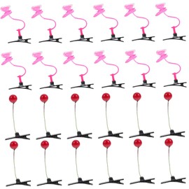 Mikinona 2sets Hair Barrettes for Girls Small Hairpins Plant Fashionable Hair Accessories Durable Material Suitable for All Occasions 24pcs*2