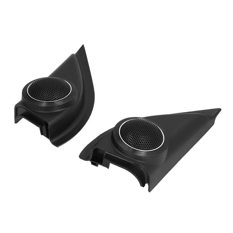 2pcs Car Door Tweeter Speaker Cover Trim Loudspeaker Decor Replacement