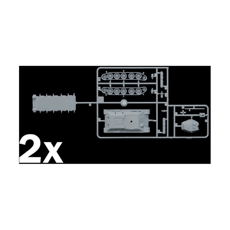 Italeri 7523 - T34/76 Mod.42 - Fast Assembly (2 Pcs)