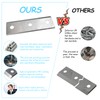 4-GUO054 Wood Chipper Blades 12-710-1054 Screws Compatible with Greatcircleusa, C30