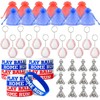 48pcs Baseball Party Favors Set, Baseball Bracelets Baseball Rubber Wristbands