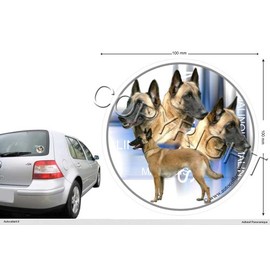 Pets-easy Circular Sticker Dog 10 cm Belgian Shepherds