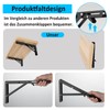 LeapBeast 350 mm Folding Console Heavy Duty Pack of 2