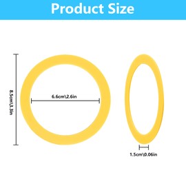 Flush Valve Seal for Kohler Flush Valve Seal Ring, Silicone Canister Flush Valve Gasket Replacement Parts, Flush Valve Toilet Tank Gaskets Compatible with Kohler GP1059291 Toilet Flush Valve Kit