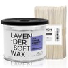 J&CO Lavender Pearl Cream Large Capacity Soft Waxing Kit for Large Areas, 400g, 1 Piece / 제이앤코 넓은부위용 라벤더펄 크림 대용량 소프트왁싱 키트, 400g, 1개