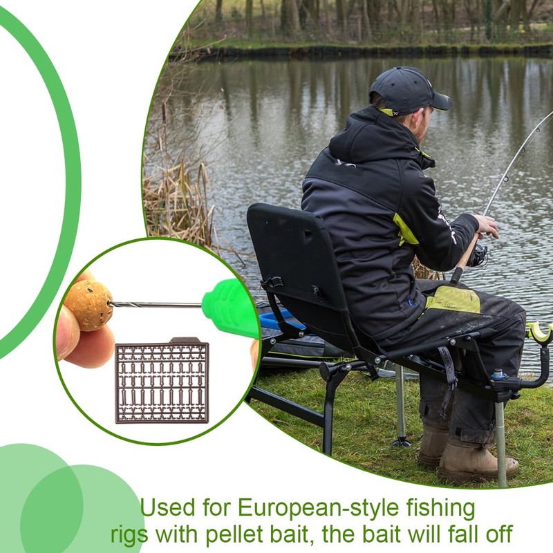 EIHI 4 Pieces Bait Needle Fishing Bait Needle Drill Tool