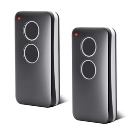 Wvoillty 433.92 MHz Garage Door Remote Control, Garage Door Opener, Handheld Transmitter, 2 Channels, Compatible with V2 PHOX2, V2 PHOX4, V2 TRC4, V2 TSC4, V2 Phoenix 2, V2 Phoenix 4, Rolling Code