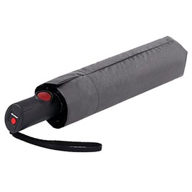 Knirps C.205 Medium Duomatic Pocket Umbrella with Automatic Open/Close Solid Rock, Rock