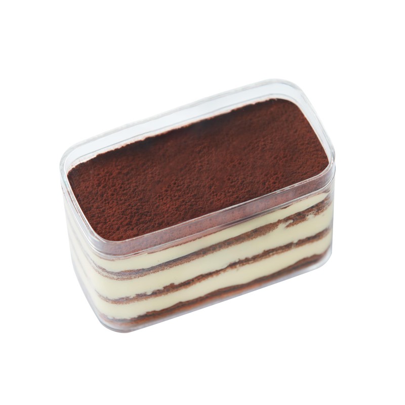 Plastic Dessert Cups with Lids and Sporks,Stickers,Tiramisu Containers,Cookie Containers,Clear Food
