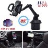 Universal Car Mount Cup Cell Phone Holder Adjustable GPS Stand