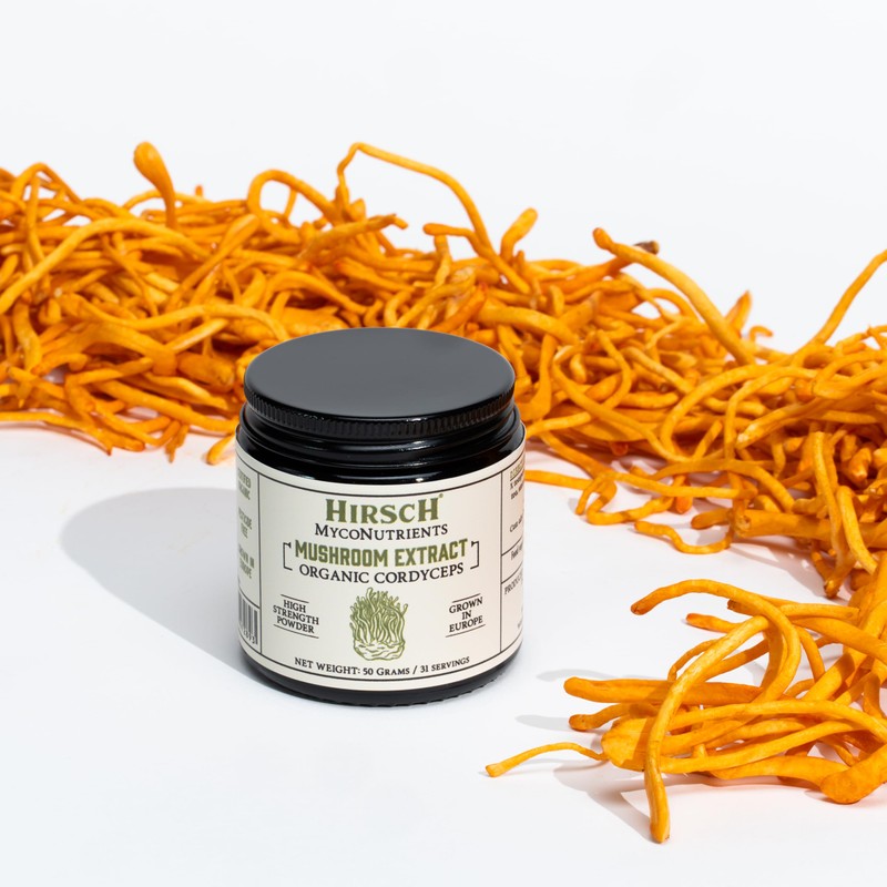 Hirsch Organic Cordyceps Sinensis High Strength Extract Powder - Organically